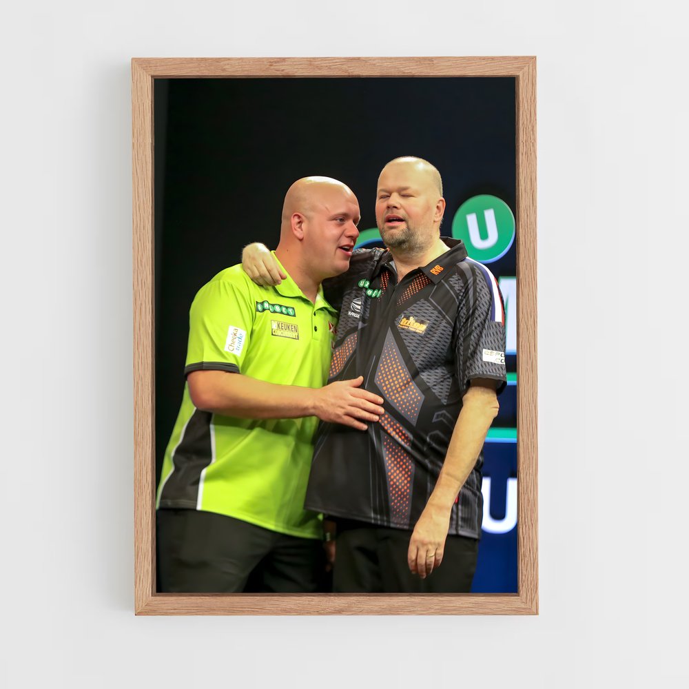 Poster Étreinte Sportive – affiche Fléchettes (vue 4)